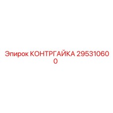 295310600 КОНТРГАЙКА | Epiroc