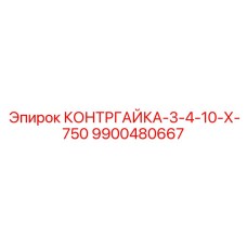 9900480667 КОНТРГАЙКА-3-4-10-Х-750 Epiroc