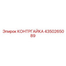 4350265089 КОНТРГАЙКА Epiroc