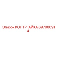 697980914 КОНТРГАЙКА Epiroc