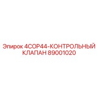 89001020 4COP44-КОНТРОЛЬНЫЙ КЛАПАН Epiroc