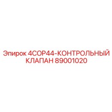 89001020 4COP44-КОНТРОЛЬНЫЙ КЛАПАН Epiroc