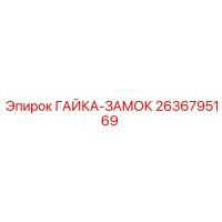 2636795169 ГАЙКА-ЗАМОК - Epiroc