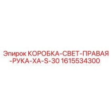 Оригинальная коробка для светового оборудования правой стороны 1615534300