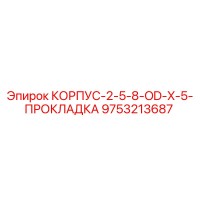 9753213687 КОРПУС-2-5-8-OD-X-5-ПРОКЛАДКА Epiroc