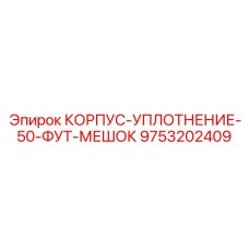 9753202409 КОРПУС-УПЛОТНЕНИЕ-50-ФУТ-МЕШОК Epiroc