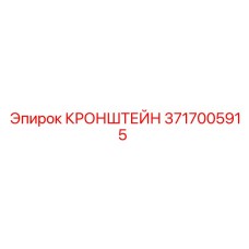 Монтажный кронштейн систем контроля 3717005915