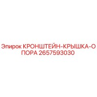 2657593030 КРОНШТЕЙН-КРЫШКА-ОПОРА Epiroc