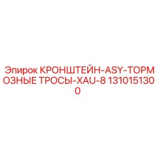 1310151300 КРОНШТЕЙН-ASY-ТОРМОЗНЫЕ ТРОСЫ-XAU-8 Epiroc
