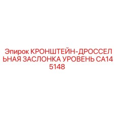 CA145148 КРОНШТЕЙН-ДРОССЕЛЬНАЯ ЗАСЛОНКА УРОВЕНЬ Epiroc