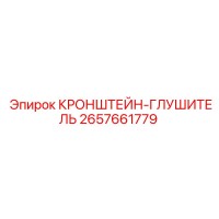 2657661779 КРОНШТЕЙН-ГЛУШИТЕЛЬ Epiroc