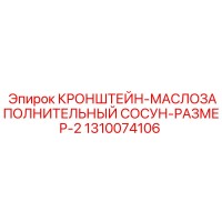 1310074106 КРОНШТЕЙН-МАСЛОЗАПОЛНИТЕЛЬНЫЙ СОСУН-РАЗМЕР-2 Epiroc