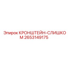 2653149175 КРОНШТЕЙН-СЛИШКОМ Epiroc
