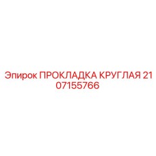 2107155766 ПРОКЛАДКА КРУГЛАЯ Epiroc