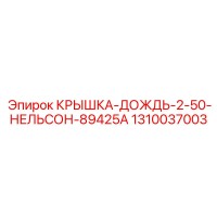 1310037003 КРЫШКА ДОЖДЬ 2-50 НЕЛЬСОН 89425A Epiroc