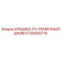 5730000719 КРЫШКА-FV-РЕМЕННЫЙ ШКИВ Epiroc