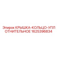 1625396834 КРЫШКА-КОЛЬЦО-УПЛОТНИТЕЛЬНОЕ Epiroc
