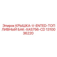 1310036220 КРЫШКА V-ENTED ТОПЛИВНЫЙ БАК XAS756-CD Epiroc