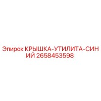 2658453598 КРЫШКА-УТИЛИТА-СИНИЙ Epiroc