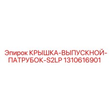 1310616901 КРЫШКА-ВЫПУСКНОЙ-ПАТРУБОК-S2LP Epiroc