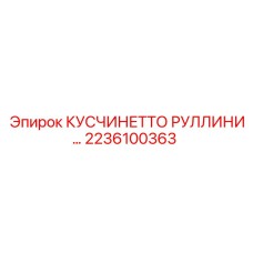 2236100363 КУСЧИНЕТТО РУЛЛИНИ… Epiroc