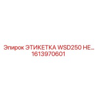 1613970601 ЭТИКЕТКА WSD250 НЕ… Epiroc