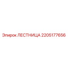 2205177656 ЛЕСТНИЦА Epiroc