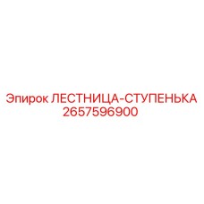 2657596900 ЛЕСТНИЦА-СТУПЕНЬКА Эпирок