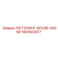 1901603017 ЛАГГЕРИНГ-M1236-40058 Epiroc
