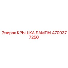 4700377250 КРЫШКА ЛАМПЫ Epiroc