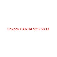 52175833 ЛАМПА Epiroc