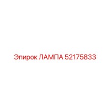 52175833 ЛАМПА Epiroc