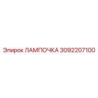 3092207100 ЛАМПОЧКА Epiroc
