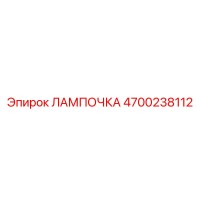 4700238112 ЛАМПОЧКА Epiroc