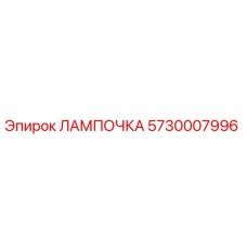 Фото лампочки 5730007996 Epiroc в упаковке