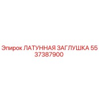 5537387900 ЛАТУННАЯ ЗАГЛУШКА Epiroc