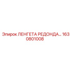 1630801008 ЛЕНГЕТА РЕДОНДА Epiroc