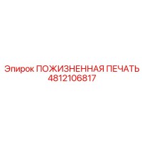 4812106817 ПОЖИЗНЕННАЯ ПЕЧАТЬ Epiroc