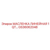 GS36062048 МАСЛЕНКА ЛИНЕЙНАЯ 1QT Epiroc