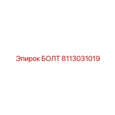 8113031019 БОЛТ Epiroc
