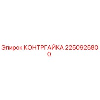2250925800 КОНТРГАЙКА Epiroc