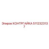 5112323137 КОНТРГАЙКА Epiroc