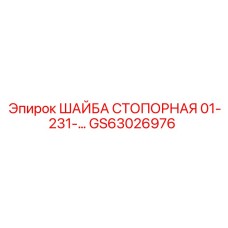 Биметаллическая стопорная шайба для оборудования Epiroc