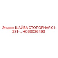 HC63026493 ШАЙБА СТОПОРНАЯ 01-231- Epiroc