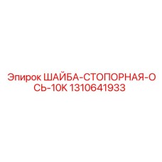 1310641933 ШАЙБА-СТОПОРНАЯ-ОСЬ-10K Epiroc