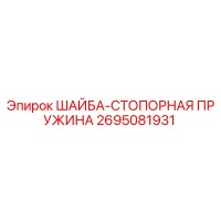 2695081931 ШАЙБА-СТОПОРНАЯ ПРУЖИНА Epiroc