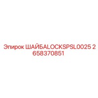 2658370851 ШАЙБАLOCKSPSL0025 Epiroc