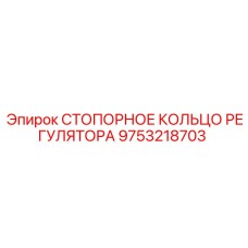 9753218703 СТОПОРНОЕ КОЛЬЦО РЕГУЛЯТОРА Epiroc