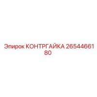 2654466180 КОНТРГАЙКА (Epiroc)