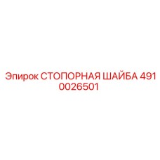 4910026501 СТОПОРНАЯ ШАЙБА Epiroc